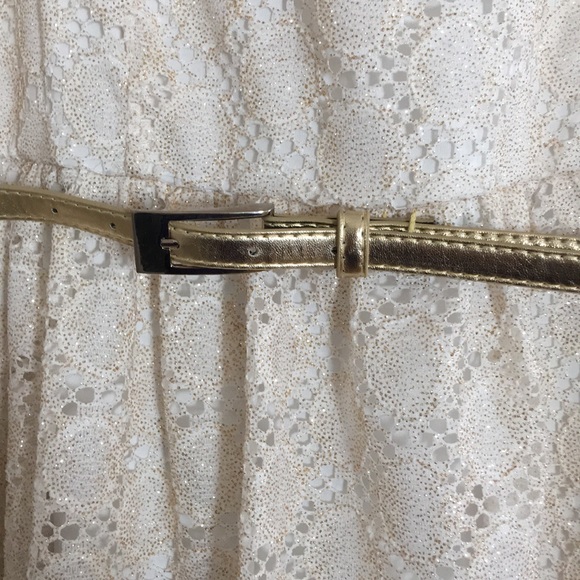 NWT white and gold lace dress - Picture 2 of 4